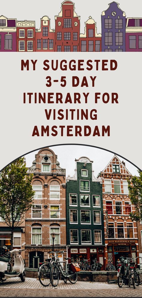 Traveling To Amsterdam, Amsterdam Weekend Trip, Day Trips From Amsterdam By Train, 4 Days In Amsterdam, 3 Day Itinerary Amsterdam, Three Days In Amsterdam, 5 Days In Amsterdam, 3 Days In Amsterdam Itinerary, Day Trip From Amsterdam