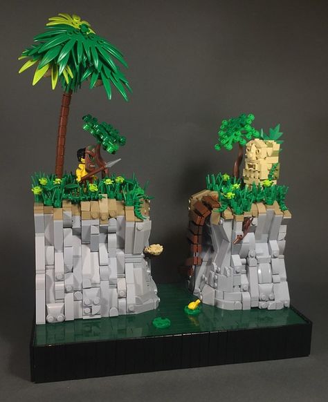 Welcome to the jungle, we've got fun and games | The Brothers Brick | The Brothers Brick Lego Jungle, Lego Mountain, Lego Trees, Lego Landscape, Lego Road, Lego Tree, Lego Plane, Lego Pirates, Lego Ww2