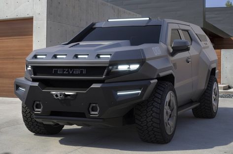 Rezvani Vengeance cocoons VVIPs in 5 star comfort impregnable bullet proof luxury Rezvani Vengeance, Expensive Vehicles, Bullet Proof Car, Laferrari Aperta, Tactical Truck, Batman Armor, Ferrari Cars, Full Size Suv, Armored Truck