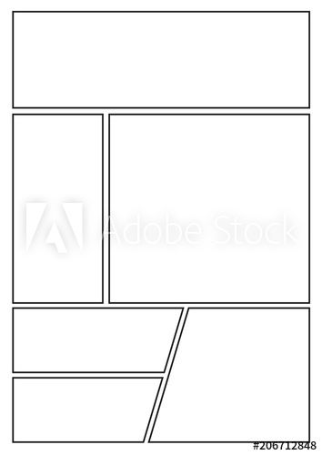 Manga Storyboard, Storyboard Layout, A4 Design, Comic Book Frames, Comic Book Template, Drawing Bases, Comic Book Layout, Comic Book Style, Book Style