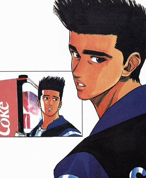 INOUE TAKEHIKO'S ART on Twitter: "Sendō… " Sendoh Akira, Inoue Takehiko, Slam Dunk Manga, Slam Dunk Anime, Deep Art, Cartoon Profile Pictures, Burton Snowboards, Cool Anime Guys, Manga Artist