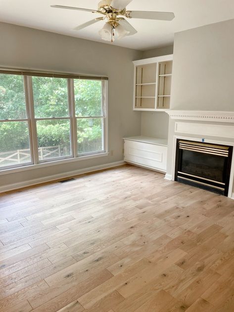 French Oak Wood Floors Review - Liz Pacini French Oak Hardwood Floors, Oak Floor Living Room, Malibu Wide Plank French Oak, Oak Hardwood Floors, Kitchen Renovation Cost, French Oak Flooring, Oak Wood Floors, Renovation Costs, Oak Hardwood Flooring