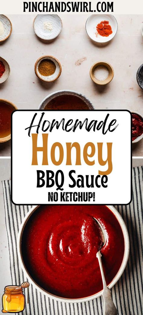 Homemade Honey BBQ Sauce Recipe Healthy Bbq Sauce, Bbq Sauce With Honey, Homemade Honey Barbecue Sauce, Homemade Bbq Sauce, Hot Honey Barbeque Sauce, Homemade Sweet And Tangy Bbq Sauce, Jack Daniels Honey Bbq Sauce Recipe, Homemade Honey Bbq Sauce, Honey Bbq Sauce Recipe