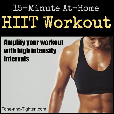 15 Minute At Home High Intensity Interval (HIIT) Workout- this was a crazy good workout! Dorm Room Workout, 15 Minute Hiit Workout, Hit Workout, Home Strength Training, Hiit At Home, 15 Minute Workout, Interval Workout, Weekly Workout Plans, Fitness Routines