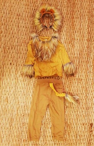 Toddler Lion Costume, No Stitching Needed! : 7 Steps (with Pictures) - Instructables Simba Toddler Costume, Kids Lion Costume Diy, How To Make A Lion Costume, Simba Costume Diy, Diy Lion Costume Kids, Lion King Costumes Diy, Homemade Lion Costume, Lion Costume For Kids, Lion Toddler Costume