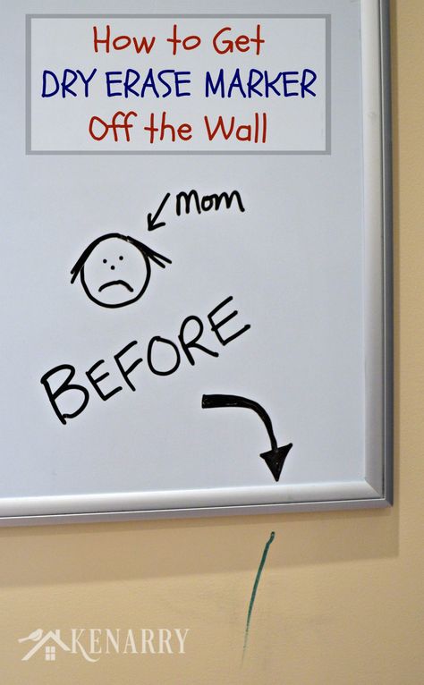 MUST PIN! I Dry Erase Marker Removal - know I'm going to need an easy way to get dry erase marker off walls sooner or later! Interior Wall Removal, Old Bed Sheets, Expo Marker, Load Bearing Wall, Home Remodeling Diy, Door Casing, Whiteboard Marker, Diy Cleaners, Stud Walls