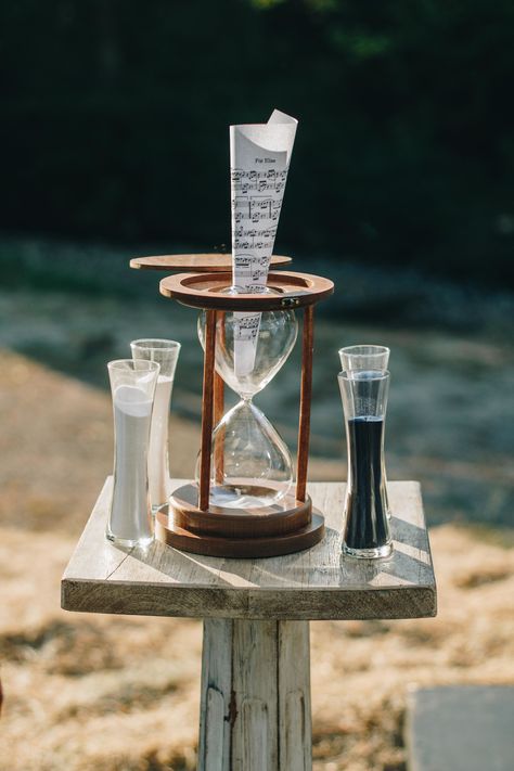 Unity Ceremony Ideas With Parents, Sand Bottles For Wedding, Hourglass Unity Ceremony, Unity Table Ideas, Sand At Wedding Unity Ceremony, Unity Hourglass Sand Ceremony, Modern Unity Ceremony Ideas, Sand For Wedding Unity, Unity Ceremony Ideas Sand