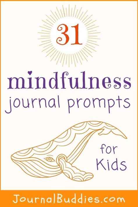 While journaling offers an excellent way for students to learn mindfulness, focusing on mindfulness journal prompts helps kids master the practice of mindfulness while reflecting on their experiences and thoughts. With that in mind, we’ve put together a list of mindfulness journal prompts to help students turn mindfulness into a daily habit. Mindfulness For Students, 1st Grade Journal Prompts, Mindful Journaling Prompts Daily, Journal Prompts For 3rd Grade, Sel Writing Prompts For Kids, Mindfulness Worksheets For Kids, Activity Journal For Kids, Elementary Journal Prompts, Homeschool Journaling