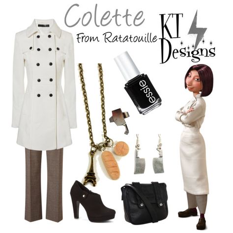 Colette from Ratatouille Colette Ratatouille Costume, Collette Ratatouille Costume, Remy Ratatouille Outfit, Ratatouille Inspired Outfits, Halloween Costumes Ratatouille, Disney Bounding Ratatouille, Halloween Costumes Couples Ratatouille, Ratatouille Disneybound, Ratatouille Costume