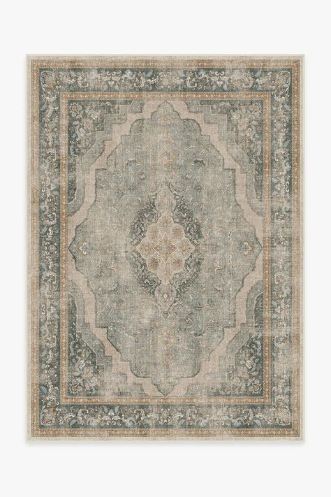 Ruggable Adeline Natural Sage, Edwardian Hallway, Sage Rug, Coral Rug, Fireplace Room, Ruggable Rug, Rug Patterns, Chenille Rug, Flat Woven Rug