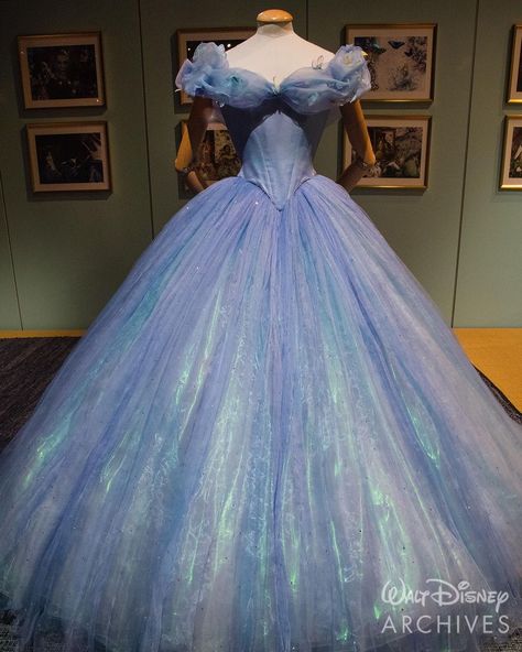 Walt Disney Archives on Instagram: “On this date in 2015, “Cinderella” was released in the United States. The Walt Disney Archives has some of the gorgeous costumes from the…” 15 Birthday Dresses, Disney Princess Gowns, Disney Archives, Enchanted Dress, Quinceanera Themes Dresses, Dreamy Gowns, Disney Wedding Dresses, Elegant Ball Gowns, Pretty Quinceanera Dresses