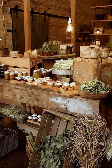 ~ A Country Life ~ Farmers Market Display, Market Stands, Bakery Display, Farm Store, Market Displays, Farm Market, Farm Shop, Market Stalls, Outdoor Market