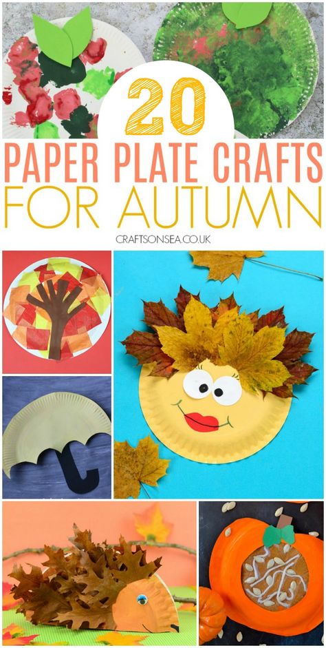 autumn crafts for kids paper plates #kidscrafts #fallcrafts #autumncrafts Autumn Crafts For Kids, Fall Crafts For Toddlers, Class Crafts, Paper Plate Crafts For Kids, Summer Board, Toddler Ideas, Fun Fall Crafts, Autumn Paper, Easy Fall Crafts