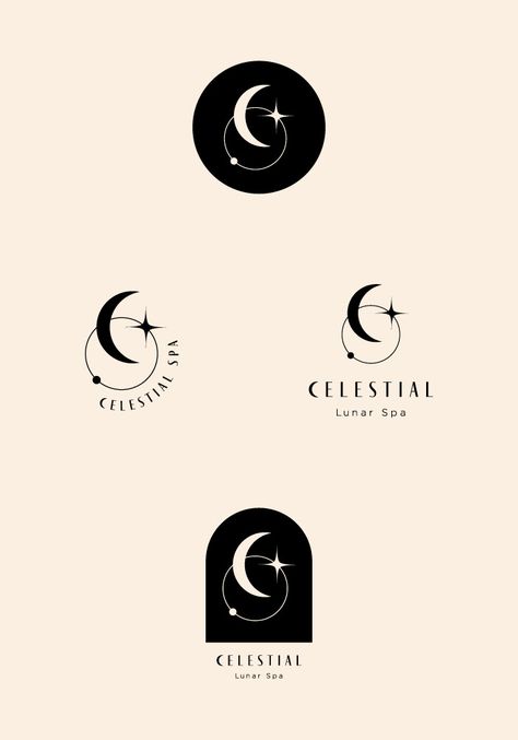 Typographie Logo, Mystic Logo, Jewelry Logo Design, Boutique Logo Design, Logo Minimalista, Logo Sketches, Yoga Logo, Moon Logo, Jewelry Logo