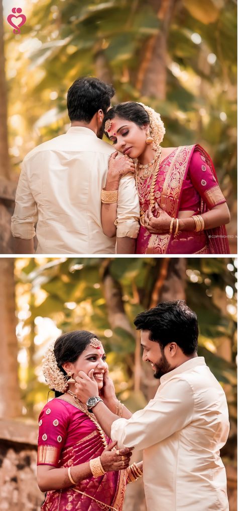 Love Story Shot - Bride and Groom in a Nice Outfits. Best Locations WeddingNet #weddingnet #indianwedding #lovestory #photoshoot #inspiration #couple #love  #destination #location #lovely #places  FOLLOW OUR INSTAGRAM @WEDDINGNET Kerala Groom, Poses Wedding Photography, Wedding Photography Groom, Marriage Photoshoot, Marriage Poses, Kerala Photography, Bride Groom Photoshoot, Bride Groom Poses, Indian Wedding Poses