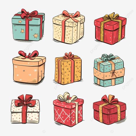 collection of doodle christmas gift boxes vector illustration gift doodle line drawing png Gift Boxes, Gift Doodle, Doodle Christmas, Christmas Gift Boxes, Drawing Png, Bday Cards, Christmas Gift Box, Free Png, Christmas Gift