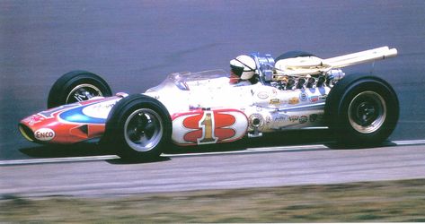 AJ Foyt jr - Lotus 34 Ford - Ansted-Thompson Racing - International 500 Mile Sweepstakes - 1965 USAC National Championship Trail, round 3 - Photo David Rider | Flickr Aj Foyt, Indy Car Racing, Indycar Series, Indianapolis Motor Speedway, Classic Racing Cars, Racing Photos, Cool Car Pictures, Indianapolis 500, Indy 500