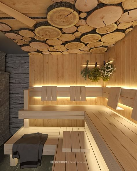 Sauna Spa Design, Sauna Decoration Ideas, Spa House Design, Sauna Design Interior, Home Spa Room Ideas, Sauna Room Ideas, Home Spa Design, Rustic Saunas, Home Spa Decor