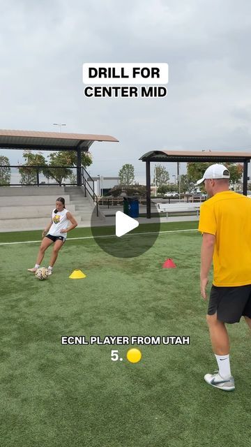 Michael Holzer on Instagram: "Center Midfielder Training Drill in Soccer #center #midfielder #soccertraining #soccerdrills #footballdrills" Midfielder Soccer, Soccer Center, Soccer, On Instagram, Instagram, Football