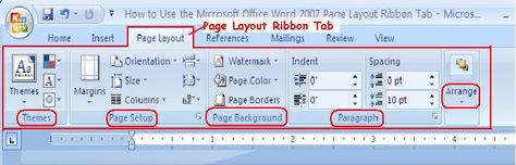 How to Use the Microsoft Office Word 2007 Page Layout Ribbon Tab Print Address Labels, Computer Keyboard Shortcuts, Text Borders, Learning Microsoft, Microsoft Office Word, Microsoft Word 2007, Computers Tablets And Accessories, Microsoft Word Document, Excel Tips