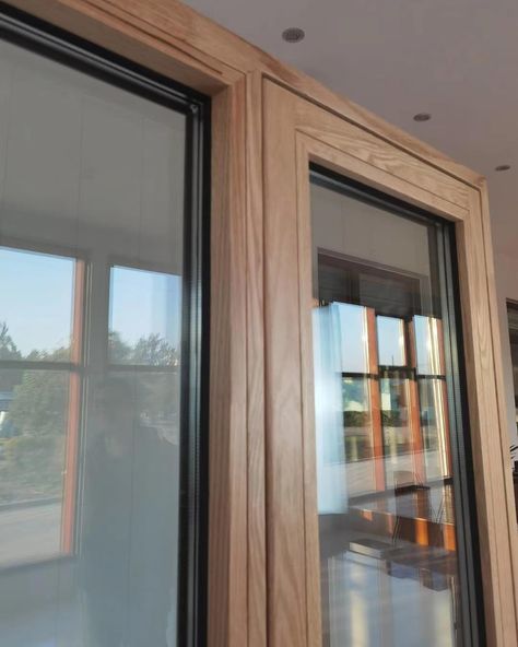 🏡 Elevate your space with the timeless elegance of high-quality aluminum-clad wooden windows and doors! ✨ Combining the warmth of wood with the durability of aluminum, these beauties offer the best of both worlds. 🌟 Say hello to superior insulation, weather resistance, and stunning architectural appeal! 😍 #AluminumCladWood #HomeDesign #Elegance #WindowsAndDoors #Architecture Door Video, Huge Windows, Wooden Windows, Aluminium Windows, Aluminium Doors, Best Of Both Worlds, Windows And Doors, Say Hello, Home Projects