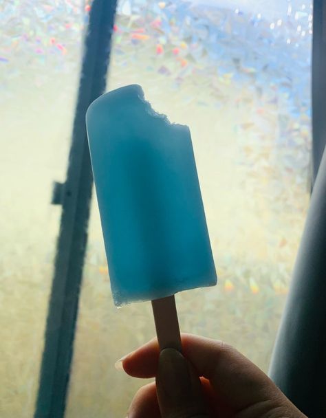 Sea Salt Popsicle, Sea Salt Ice Cream, Blue Popsicle, Sweet Foods, Power Puff, Ice Lolly, Feeling Blue, Tattoo Inspo, Kingdom Hearts