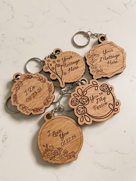 Personalised NFC Wooden Spotify Playlist Keychain, Cute Gift, Wedding Gift, Scannable, Customisable, Anniversary Gift, Mother’s day Playlist Keychain, Wedding Keychain, Wood Laser Ideas, Engraving Projects, Laser Cut Wood Crafts, Laser Engraved Ideas, Moms Crafts, Keychain Cute, Spotify Playlist