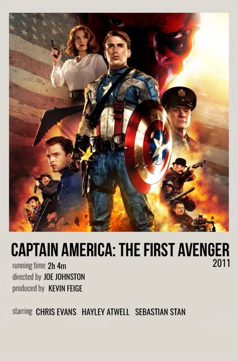 minimal polaroid movie poster for captain america: the first avenger Avengers Movie Posters, Polaroid Movie Poster, Captain America The First Avenger, The First Avenger, Marvel Movie Posters, Avengers Poster, First Avenger, Marvel Cards, Marvel Background