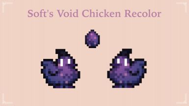 Soft's Void Chicken Recolor at Stardew Valley Nexus - Mods and community Stardew Mods, Stardew Valley Layout, Stardew Valley Tips, Stardew Valley Farms, Stardew Valley Fanart, Pixel Art Design, Izu, Harvest Moon, Stardew Valley