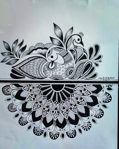 Peacock Mandala, Penanda Buku, Doddle Art, Armband Tattoos, Pen Doodles, Easy Mandala Drawing, Boho Art Drawings, Mandala Art Therapy, Doodle Art Drawing