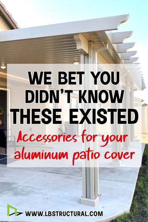 Metal Roof For Patio, Aluminum Porch Roof, Aluminum Patio Cover Makeover, Solid Patio Covers Attached To House, Pergola Covers Ideas, Aluminum Carport Ideas, Aluminum Covered Patio Ideas, Patio Covering Ideas On A Budget, Metal Covered Patio Ideas