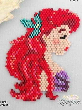 Disney Brick Stitch Bead Pattern, Seed Bead Patterns Free, Seed Bead Art, Miyuki Beads Pattern, Beads Craft Jewelry, Seed Beading, Brick Stitch Earrings, Bead Charms Diy, Seed Bead Patterns