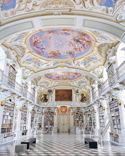 A roundup of the 11 most beautiful, pretty libraries to visit all over the world, in England, Mexico, Germany, America, and more. Baroque Architecture, Dream Library, Hiasan Dalaman Rumah, Beautiful Library, Castle Aesthetic, Library Aesthetic, Royal Aesthetic, Paris Jackson, Paris Hilton