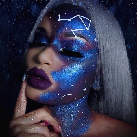 1,679 gilla-markeringar, 79 kommentarer - Wigs Makeup & Fashion Babe . (@jayviill) på Instagram: "#ad ｌｉｂｒａ ｃｏｎｓｔｅｌｌａｔｉｏn 🌌⚖️✨ ——————————————————————— shop the look online + in-stores at…" Makeup Looks School, Libra Costume, Libra Makeup Looks, Zodiac Makeup Looks, Libra Makeup, 28th Birthday Photoshoot, Celestial Costume, Astrology Nails, Astrology Makeup