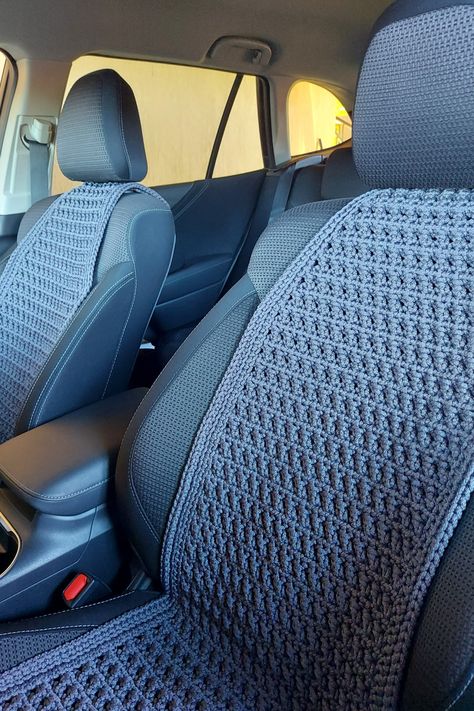 Soon on selling Car Seat Cover Aesthetic, Crochet Car Decor Pattern, Car Seat Cover Pattern Free, Crochet Car Seat Cover, Camaro Accessories, Car Seat Cover Pattern, Crochet Gift Ideas, Easy Bag, Hippie Car