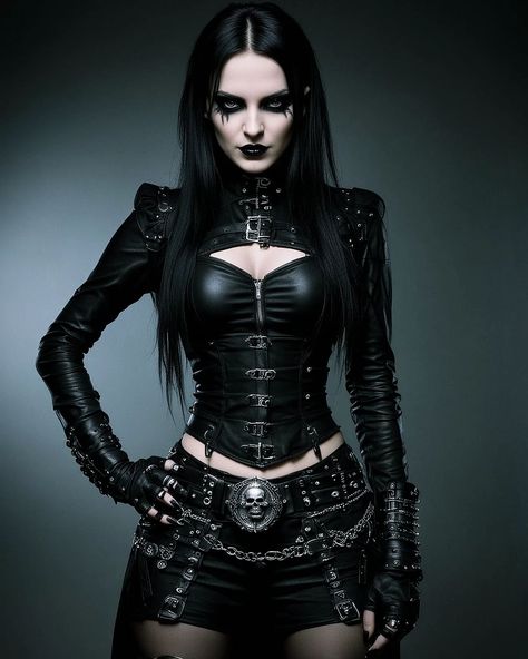 Our gothic belts are the ultimate fusion of style and rebellion. With detailed chains, bold buckles, and intricate designs, these belts are the perfect accessory to complete your dark ensemble.🖤 Whether you’re rocking leather, lace, or something in between, these belts add that extra edge to your look. Unleash your inner goth and let your style do the talking.👑 Embrace the night, make a statement, and feel the power of true gothic fashion. Available now—link in bio!#GothicFashion #DarkAesthet... Goth Belt Buckle, Goth Leather Outfit, Goth Metal Outfit, Heavy Metal Fashion Woman, Heavy Metal Outfits For Women, Heavy Metal Aesthetic Outfits, Metalhead Women, Gothic Belts, Metal Outfits Women