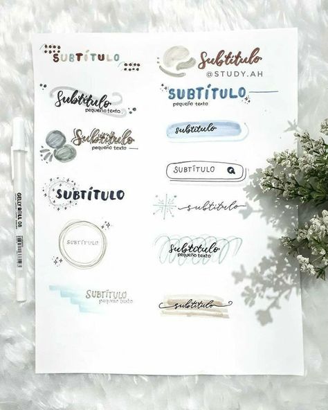 Artes Lettering, Love Handwriting, Creative School Project Ideas, Calligraphy Ideas, School Study Ideas, Bond Paper Design, Bullet Journal Paper, Bullet Journal Notes, School Organization Notes