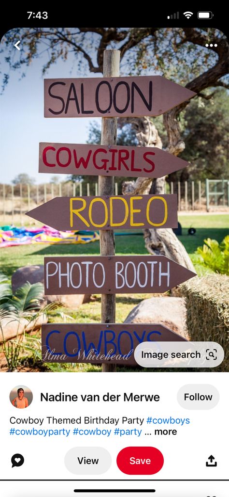 Urban Cowboy Theme Party Ideas, Western Rodeo Birthday Party, Cowboy Themed 40th Birthday Party, Stagecoach Themed Birthday, Country Party Activities, Country Party Theme Decorations, Wild West Birthday Party Western Theme, Country How Down Party, Western Rodeo Party