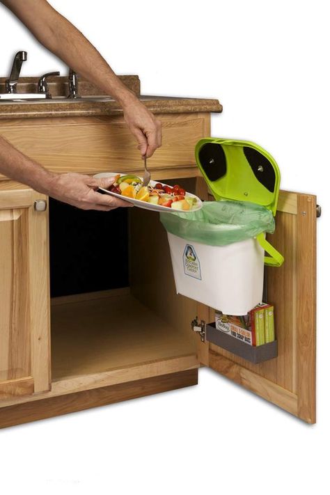 Kitchen Compost Caddy under sink mounted compost system with compost bag storage , kitchen compost bin for sale best Cheap Storage Bins, Compost System, Best Compost Bin, Compost Container, Kitchen Compost, Kitchen Compost Bin, Compost Bins, Pantry Storage Cabinet, Cheap Storage