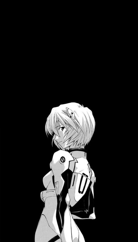 Manga Wallpaper Black And White Iphone, Neon Genesis Evangelion Wallpapers, Whatsapp Wallpapers Hd, Evangelion Art, Neon Evangelion, Wallpaper Themes, Anime Phone, Japon Illustration, Rei Ayanami