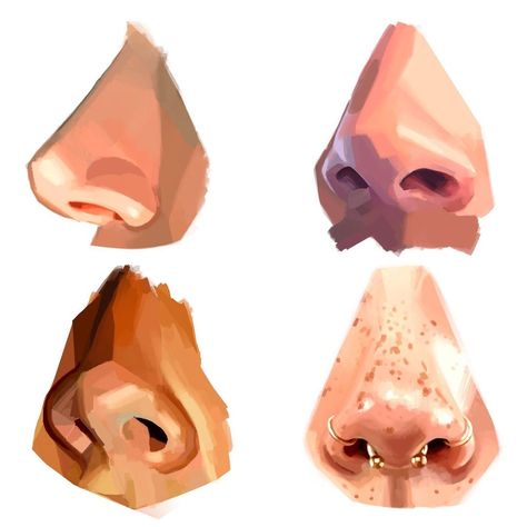 Theresetegner on Instagram: “Noses guys, its noses. #study #noses #school #illustrator #illustration #illust #illustrationartists #art #artist #painting #paintingstudy…” Arcane Character Concept Art, Nose Tut, Nose Drawing Reference, Rendering Process, Study Anatomy, Digital Art Inspiration, Color Theory Art, Nose Drawing, Digital Art Beginner