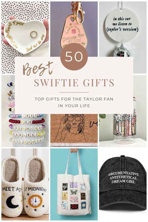 Looking for a gift for your favorite Taylor Swift fan? Look no further than these awesome FANDOM created gifts for Swifties. The best Taylor Swift gifts on the web! Taylor Swift Lyrics Gift, Taylor Swift Debut Gift Ideas, Taylor Swift Inspired Teacher Gifts, Taylor Swift Christmas Present Ideas, Birthday Gifts For Taylor Swift Fans, Gifting Taylor Swift Tickets, Taylor Swift Theme Birthday Gift, Christmas Gifts For Taylor Swift Fans, Christmas Gift Ideas For Swifties