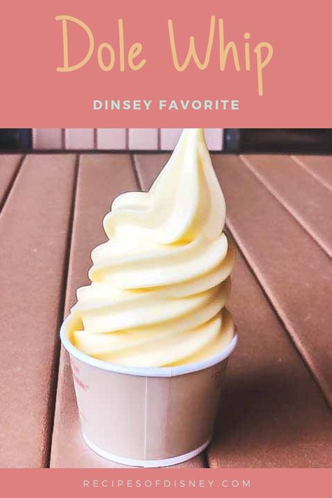 Are you looking for a Dole Whip Recipe From Disney? Dole Whip is a popular snack at Disney. The Dole Whip at the Magic Kingdom to get this pineapple soft serve is at Aloha Isle or you can make it at home! | RecipesOfDisney.com #dolewhip #disney #pineapple Disney Dole Whip, Dole Recipes, Pineapple Soft Serve, Soft Serve Machine, Dole Whip Recipe, Float Recipes, Pineapple Whip, Dole Pineapple, Recipes Fish