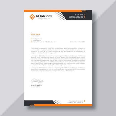 Letter Heads Design Creative, Free Letterhead Template Word, Letterhead Designs, Letterhead Examples, Letter Heads, Event Poster Design Inspiration, Letterhead Template Word, Free Letterhead Templates, Company Letterhead Template