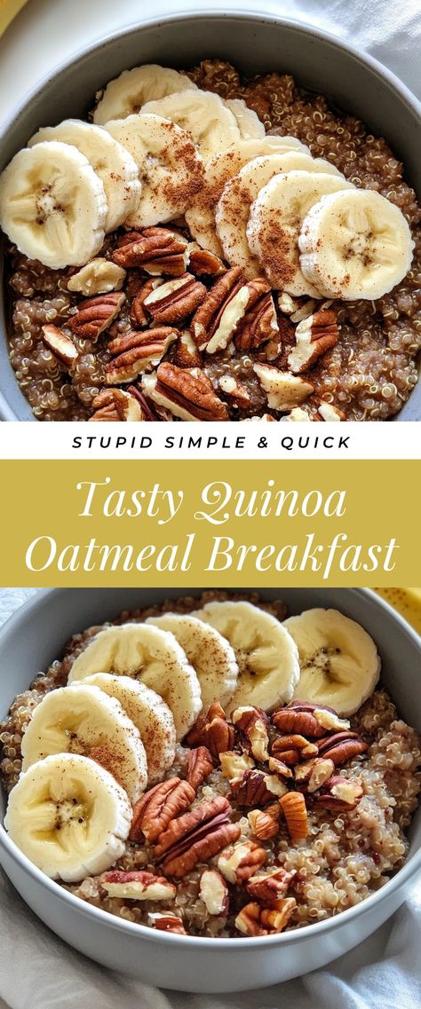 Image for Tasty Quinoa Oatmeal Breakfast Overnight Quinoa Breakfast Bowl, Vegan Breakfast Oats, Quinoa Yogurt Breakfast Bowl, What To Eat With Quinoa, Slow Cooker Breakfast Quinoa, Insulin Resistance Oatmeal, Quinoa For Breakfast Recipes, Animal Based Diet Breakfast Recipes, Oatmeal Breakfast Ideas Healthy