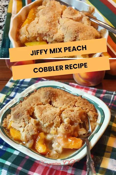 Jiffy Mix Peach Cobbler Recipe – Hungarian Chef Jiffy Cobbler Recipe, Jiffy Cake Mix Cobbler, Jiffy Mix Peach Cobbler Recipe, Jiffy Cake Mix Recipes Desserts, Jiffy Peach Cobbler Recipe, Peach Cobbler With Jiffy, Jiffy Cake Mix Peach Cobbler, Jiffy Cake Mix Recipes, Cake Mix Peach Cobbler