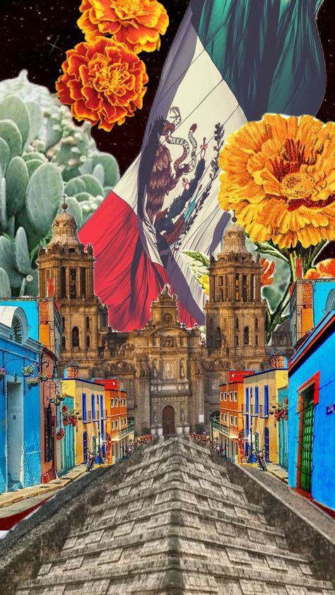 Mexicana Aesthetic, Latina Aesthetic Wallpaper, Mexican Art Painting, Mexico Wallpaper, Independence Day Wallpaper, Latino Art, Chicana Style, Mexican Culture Art, Mexican Textiles