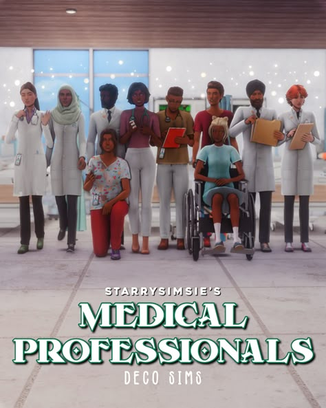 Sims4 Medical Cc, Sims 4 Cc Medical Clutter, Vet Uniform Sims 4, Sims4 Scrubs Cc, Sims 4 Medical Mod, Sims Hospital Build, Sims 4 Jobs Patreon, Sims 4 Deco Sims Cc, Sims 4 Doctor Poses