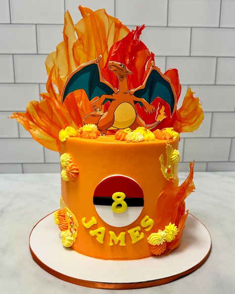 Charizard makes any party 🔥  #charizardcake #kupcakekitchen #wantcake #pokemoncake #pokemonparty #pokemonbirthday #pokeymonbirthdaycake #charizard #cakeinspiration #birthdaycakeideas #birthdayideas #birthdaypartyideas #birthdayinspiration #birthdayideasforkids #customcakes #beautifulcakes #santaclarita #santaclaritavalley #scv #scvcakes #scvfoodies #scvsmallbusiness #santaclaritafoodies Charizard Party Decorations, Pokemon Bday Cake, Charzard Birthday, Pokemon Cake Charizard, Charizard Birthday Party, Charizard Party, Charizard Birthday, Charizard Cake, Charmander Cake