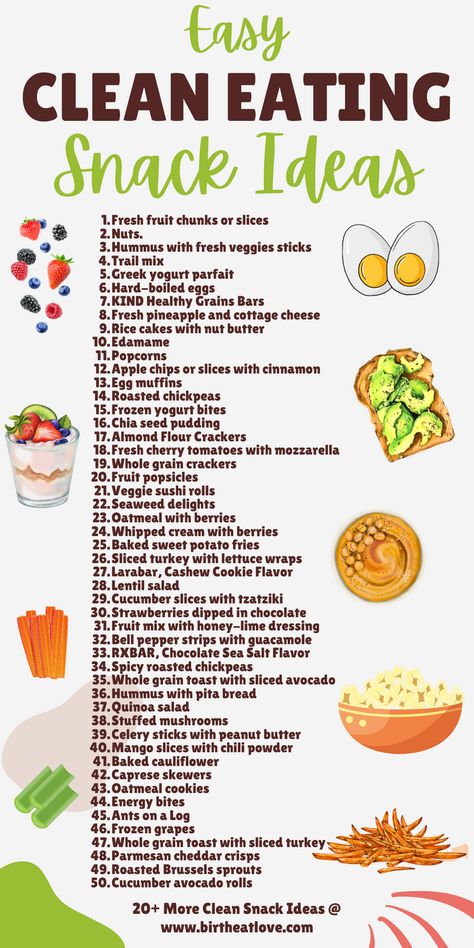 Here's a great list of Clean eating snack ideas for meal planning and meal prep. Are you looking for healthy snacks to feed your family? These clean eating recipes & snack ideas are the best! Quick and easy snacks for clean eating plus snack recipes with only clean ingredients. Even includes lots of prepackaged clean snacks too. Healthy Meals For Diet, Healthy Snack Ideas Easy Quick, Food Tips Healthy, Healthy Snack Ideas List, Healthy Afternoon Snacks Clean Eating, Healthy Lunches And Snacks, Snack Meal Ideas, Quick Easy Meals Healthy, Cool Healthy Recipes